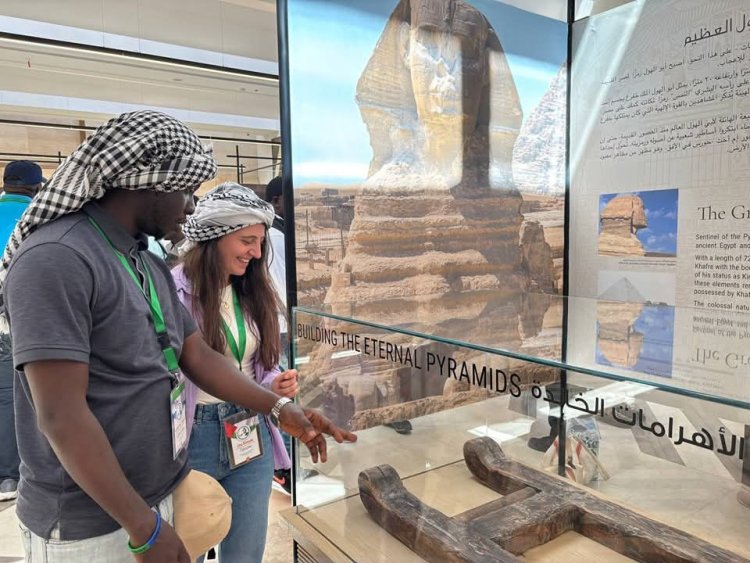 Nasser Fellowship Youth Discover Egypt’s Cultural Treasures: From the Pyramids to the Religious Complex in a Remarkable  cultural day