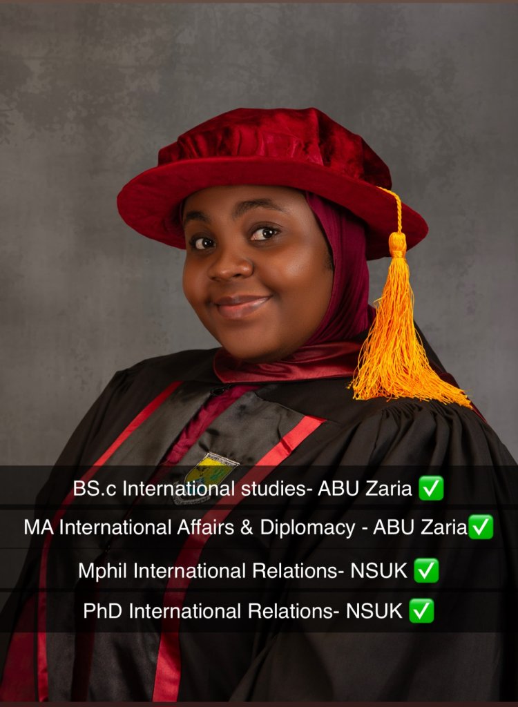 Nasser Leadership Graduate Shamsiyyah Umar Earns PhD in International Relations at Age 27